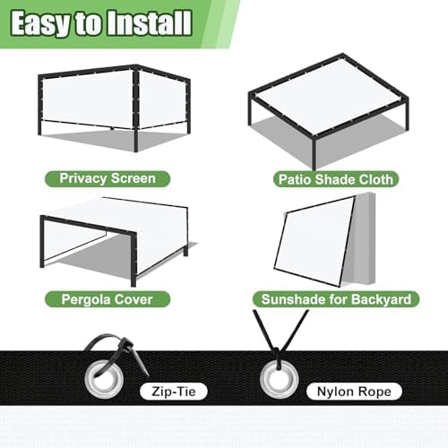 Outdoor 90% Sun Shade Cloth - Image 6