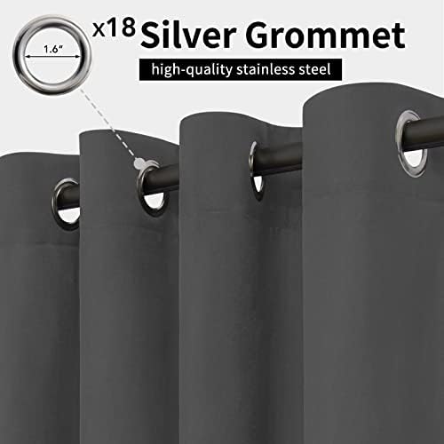 Easy-Going Outdoor Curtains for Patio 1 Panel, 150x84 inch - Image 2