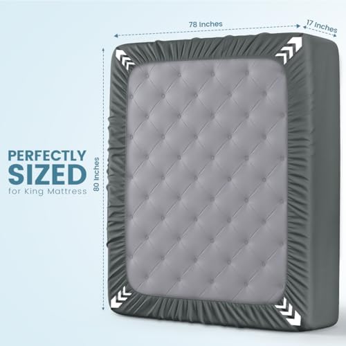 Waterproof King Size Mattress Protector fits Upto 17" Deep Pocket - Image 4