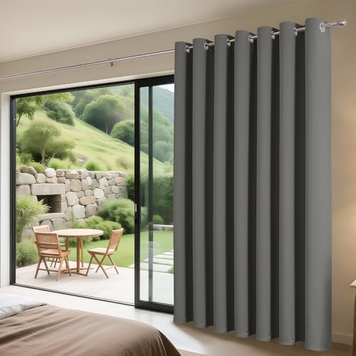 Joydeco Blackout Patio Sliding Door Curtains, Privacy Room Divider Curtains - Image 3