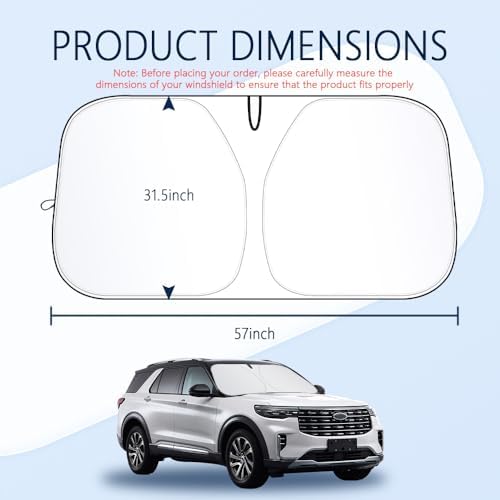 300T Thickened Automotive Glass Sunshade and Comes - Image 2