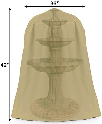 Ogrmar 36"x42" Garden Fountain Cover 600D Oxford Waterproof Dustproof Cover - Image 2
