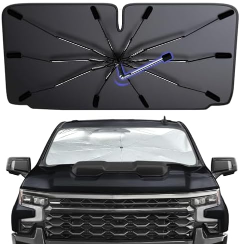 Windshield Sun Shade Umbrella, Car Sunshade by MakeLifeBetter