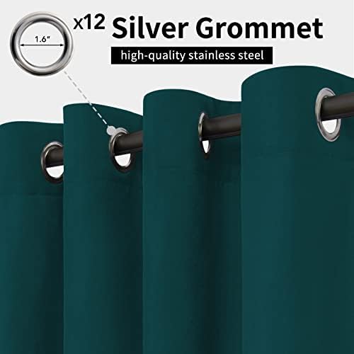 Easy-Going Outdoor Curtains for Patio 1 Panel, 110x84 inch - Image 2