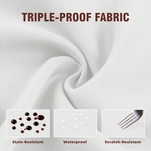 Set of 6 Outdoor Curtains for Patio Waterproof, Breathable Grommet Panels for - Image 6