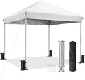 10x10 Pop Up Canopy Tent with One-Push Center Lock by Vinabilia