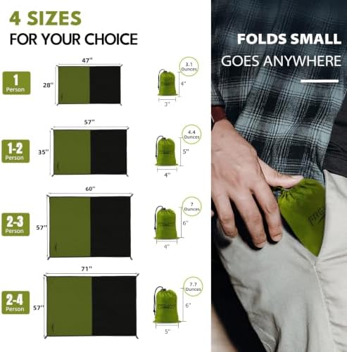 Frelaxy Pocket Picnic Blanket, Waterproof Blanket - Image 2