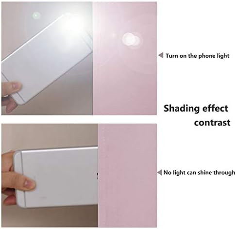NICETOWN 100% Blackout Window Curtain Panels, Baby Pink, 2 Pieces, 42-inch Wide - Image 3