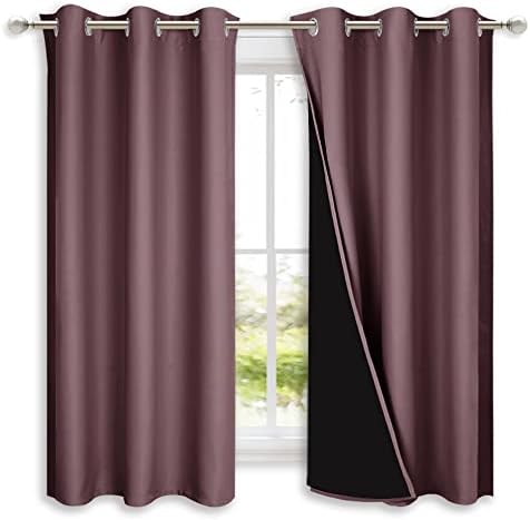 NICETOWN 100% Blackout Short Curtains by NICETOWN