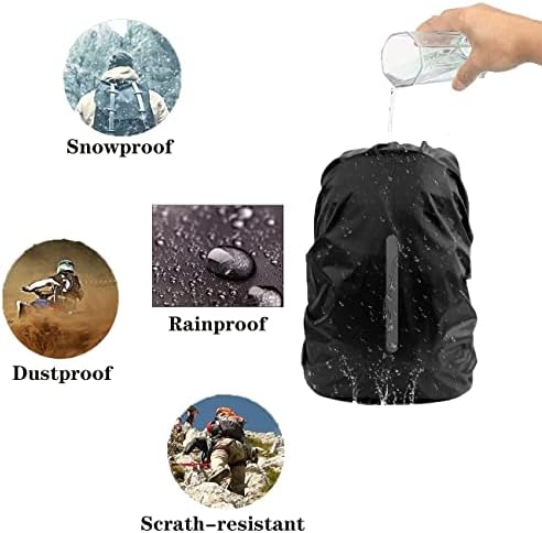 2 Pack Waterproof Rain Cover for Backpack, Backpack Rain Cover - Image 4