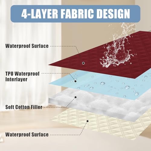 Smiry Waterproof Reversible Pet Couch Covers - Image 3