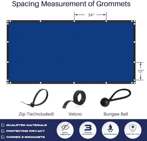 Windscreen4less Privacy Fence Screen Heavy Duty Windscreen Fencing Mesh Fabric - Image 6