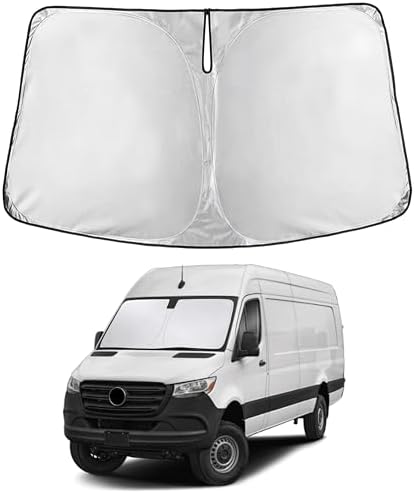 EcoNour Windshield Sun Shade for Frieghtliner/Mercedes Sprinter 2007-2026 by EcoNour