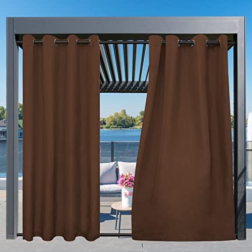 Easy-Going Outdoor Curtains for Patio 1 Panel, 54x96 inch - Image 3