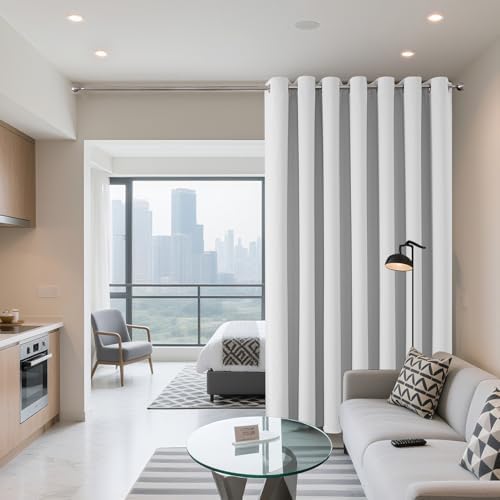 Joydeco Blackout Patio Sliding Door Curtains, Privacy Room Divider Curtains - Image 2