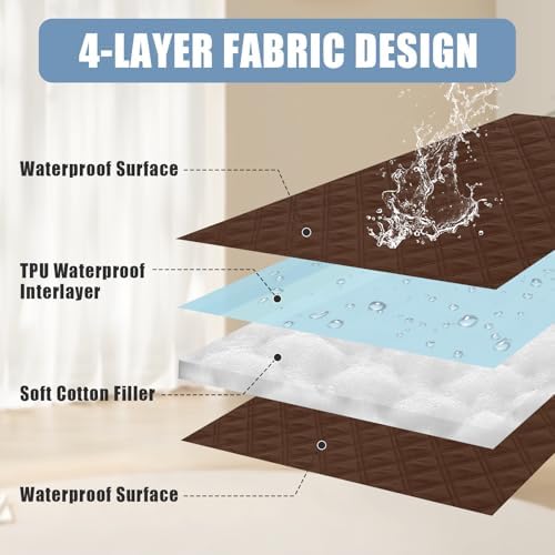 Smiry Waterproof Reversible Pet Couch Covers - Image 3