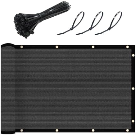 UPGRADE Fence Privacy Screen 5' x 25' Fence Commercial Shade Cover by UPGRADE