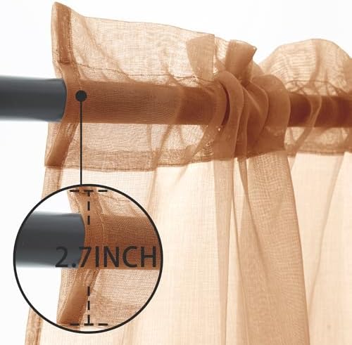 youleyar Sheer Outdoor Curtains - Image 5