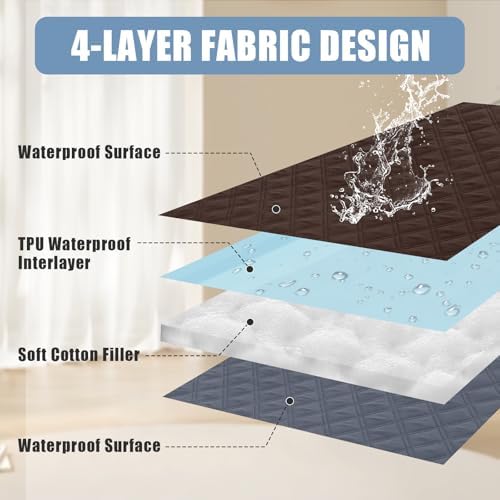 Smiry Waterproof Reversible Pet Couch Covers - Image 3