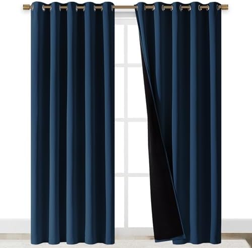 NICETOWN Total Shade Curtains and Draperies, Heavy-Duty Full Light Shading by NICETOWN