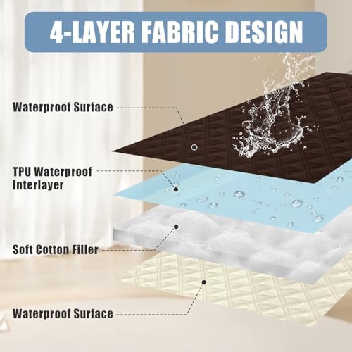 Smiry Waterproof Reversible Pet Couch Covers - Image 3