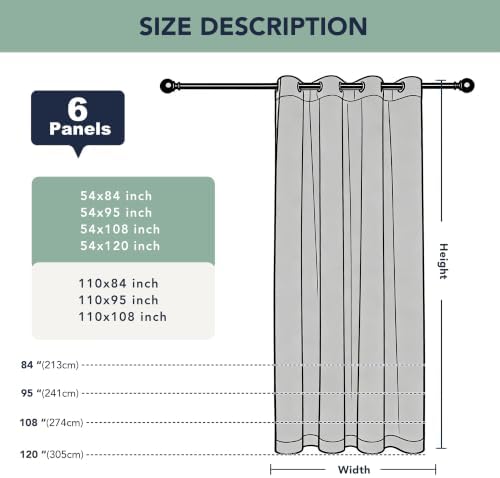 Patio Curtains Outdoor Waterproof, Privacy Drapes - Image 7