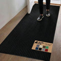 GORILLA GRIP Traffic Guard Indoor Outdoor Heavy Duty Door Mat, 70x24 Black by GorillaGrip