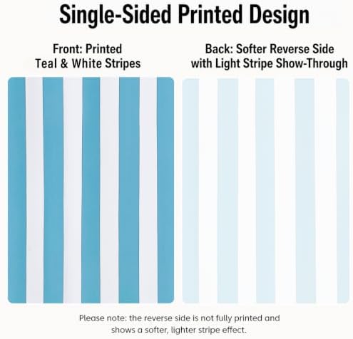 2 Panels Outdoor Stripe Curtains - Image 6