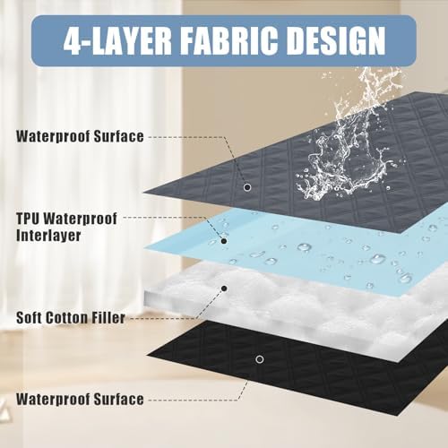 Smiry Waterproof Reversible Pet Couch Covers - Image 3