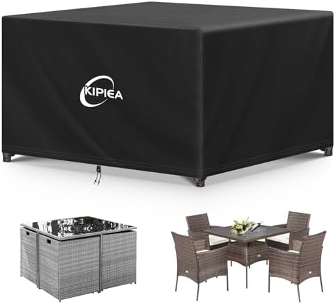 Kipiea Outdoor Furniture Covers Waterproof, 420D Heavy-Duty Patio Furniture Set by Kipiea