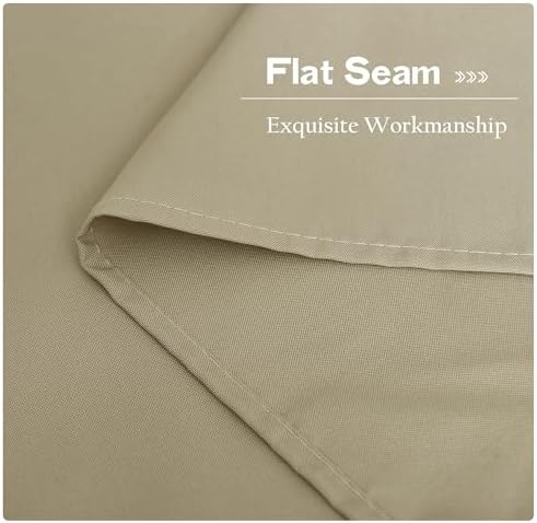 NICETOWN Canvas Weighted Outdoor Curtains - Image 5