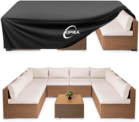 Kipiea Outdoor Furniture Covers Waterproof, 420D Heavy-Duty Patio Furniture Set by Kipiea