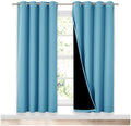 NICETOWN Full Shade Curtain Panels 72 inches Long, Pair of Energy Smart & Noise by NICETOWN