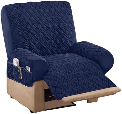 Collections Etc Diamond-Shape Quilted Stretch Recliner Cover by CollectionsEtc