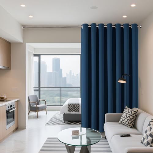 Joydeco Blackout Patio Sliding Door Curtains, Privacy Room Divider Curtains - Image 2