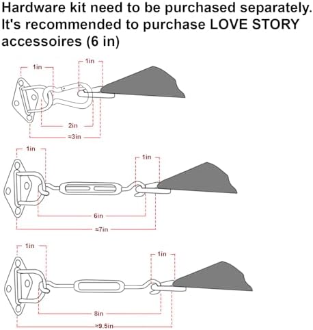 LOVE STORY Custom Size 4' x 8' Sun Shade Sail - Image 3