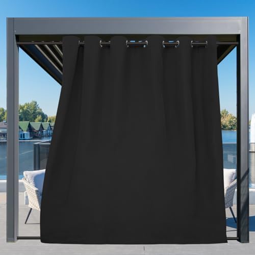 Easy-Going Outdoor Curtains for Patio 1 Panel, 110x108 inch - Image 3