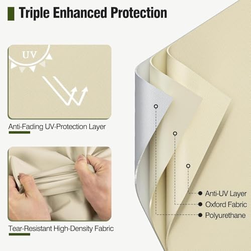 MR.COVER Outdoor Couch Cover Waterproof, Patio Furniture Covers - Image 2