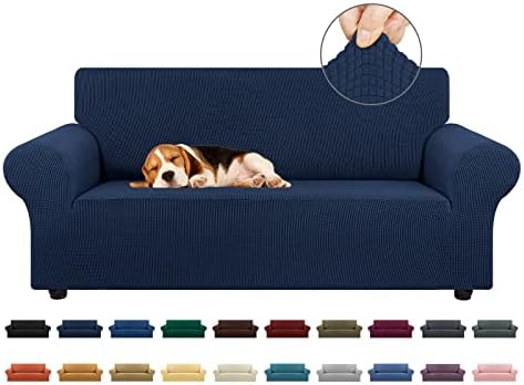KEKUOU Stretch Loveseat Couch Cover, 2 Cushion Couch Slipcover by KEKUOU