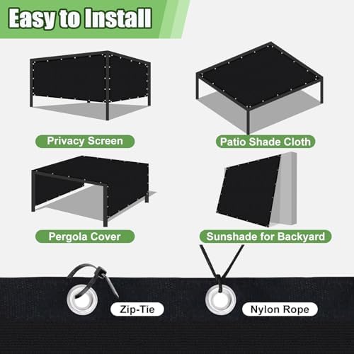Outdoor 90% Sun Shade Cloth - Image 6