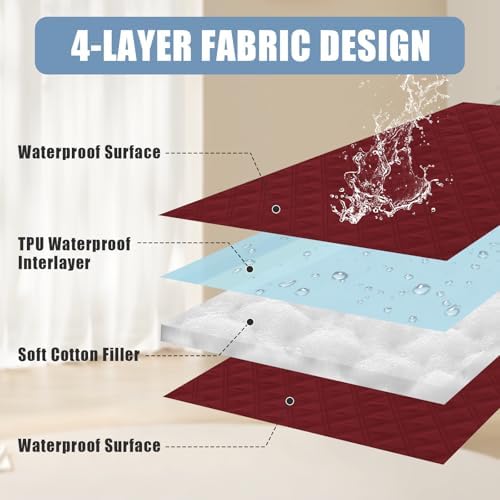 Smiry Waterproof Reversible Pet Couch Covers - Image 3