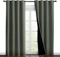 NICETOWN 100% Blackout Curtains 86 inches Long, Pair of Energy Smart & Noise by NICETOWN