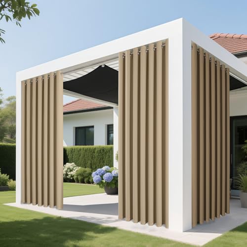 Joydeco Blackout Patio Sliding Door Curtains, Privacy Room Divider Curtains - Image 4