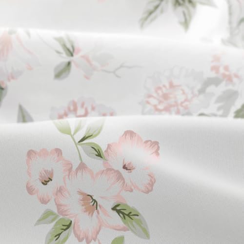 Floral 90% Blackout Curtains for Bedroom Living Room 84 Inch 2 Panels - Image 6