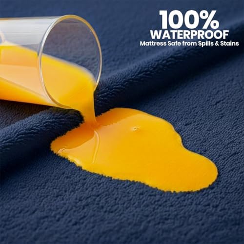 Waterproof Full Size Mattress Protector fits Upto 15" Deep Pocket - Image 3