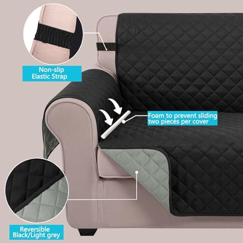 U-NICE HOME Reversible Sofa Cover Couch Cover - Image 3