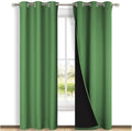 NICETOWN Forest Green Full Shade Curtain Panels, Pair of Thermal Insulated & by NICETOWN