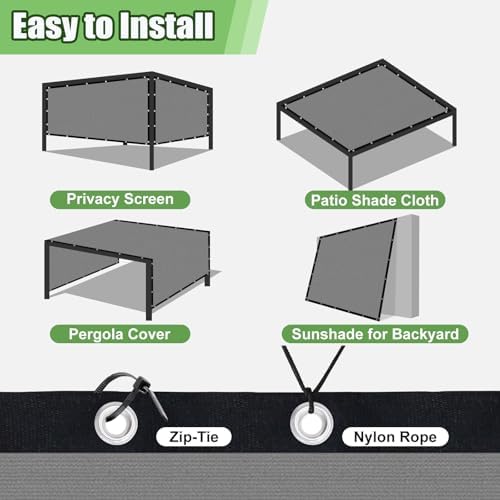 Outdoor 90% Sun Shade Cloth - Image 6