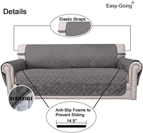 Easy-Going Reversible Couch Cover, 3 Cushion Sofa - Image 3