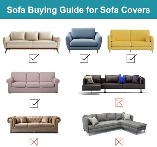 U-NICE HOME Oversized Stretch Couch Cover Slipcover - Image 7